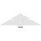 Ekena Millwork Redmond Architectural Grade PVC Gable Bracket, 48"W x 14"H x 4"D x 6"F, 7/12 Pitch GBP048X14X0406RED00 - alternate 5